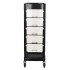 Friziera ratiņi Gabbiano FT65 Black White