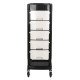 Friziera ratiņi Gabbiano FT65 Black White