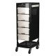 Friziera ratiņi Gabbiano FT65 Black White