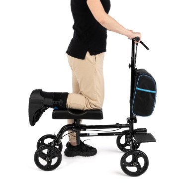 Timago KNEE WALKER четырехколесный алюминиевый коленный ходунок
