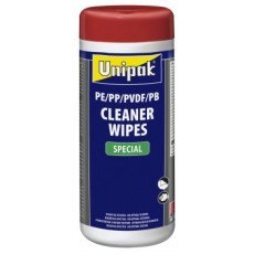 Unipak tīrīšanas salvetes PE/PP/PVDF/PB caurulēm Unipak tīrīšanas salvetes PE/PP/PVDF/PB caurulēm