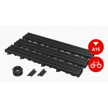 Garāžas komplekts 3m AVZ112-G501 LOW, plastikas režģis