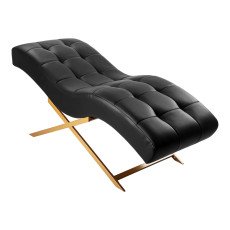 Кресло для наращивания ресниц Sillon Alba Black/Gold