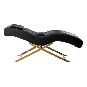 Кресло для наращивания ресниц Sillon Alba Black/Gold