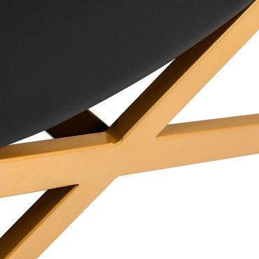 Кресло для наращивания ресниц Sillon Alba Black/Gold