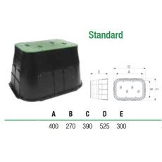 Šahta elektoventiļiem STANDARD, kantaina