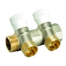 Kolektors ar noslēgvārstiem MF3/4"xM(14x19)