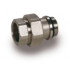 Saskrūve 1"MF niķelēta ar O-ring blīvi, RD483