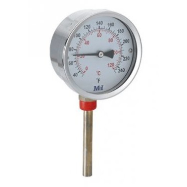 Termometrs HVAC, vertikāls