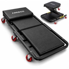 Монтажная тележка AREBOS 2 в 1 — лежак и сиденье