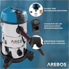 Промышленный пылесос AREBOS 1300 Вт, 30 л